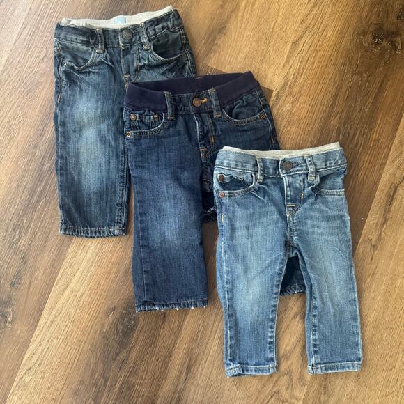 Bundle of Baby Boy babyGap Jeans, 3 Pair - Picture 1 of 7
